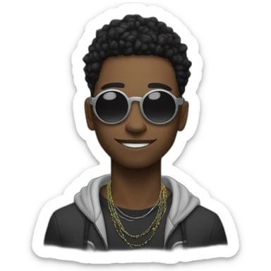 Avatar  ang as a raver sticker