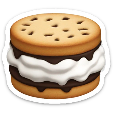 ice cream cookie sandwich sticker