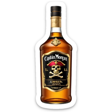 Bouteille de Captain Morgan, 1 l sticker