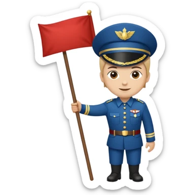 banner carrier from Parade Marchers sticker