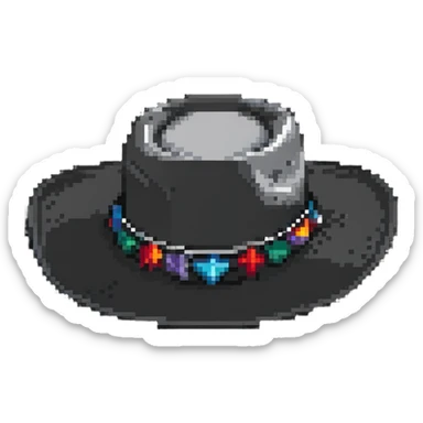 cowboy hat sticker