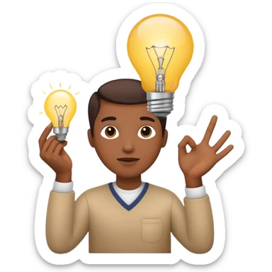 Create a emoji for this quote “Do not fear to be eccentric in opinion, for every opinion now accepted was once eccentric.” emoji it should symbolises or describe it's meaning  sticker