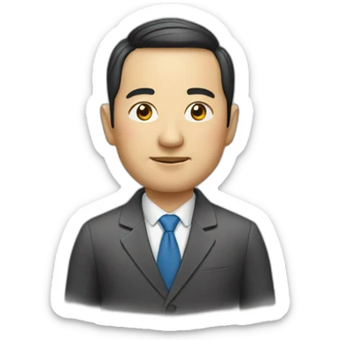 chinese entrepreneur sticker