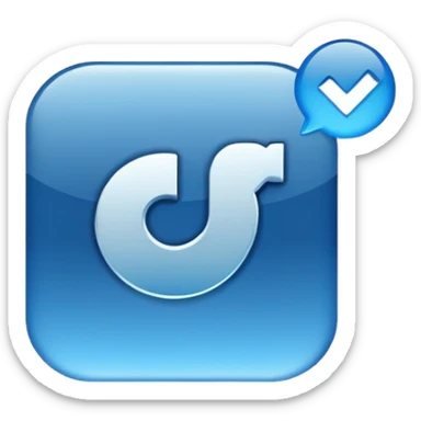 Instagram Blue Tik sticker