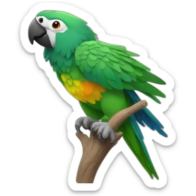 parrot-take a picture sticker