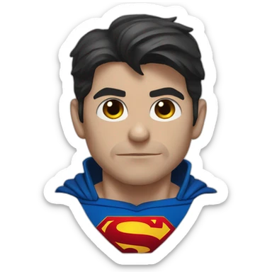 Superman diabolical sticker