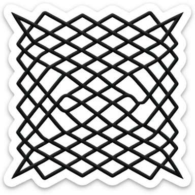 Grid sticker