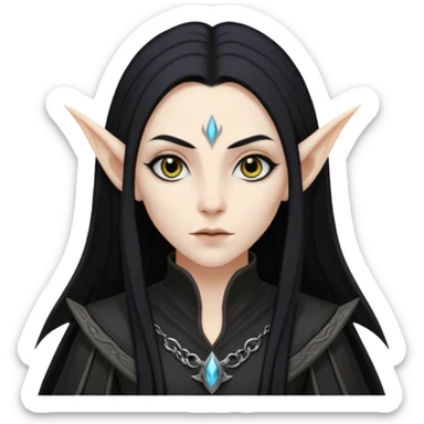 Dark elf sticker