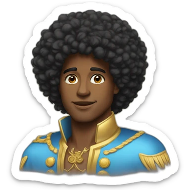 Prince-afro-ado-beau sticker