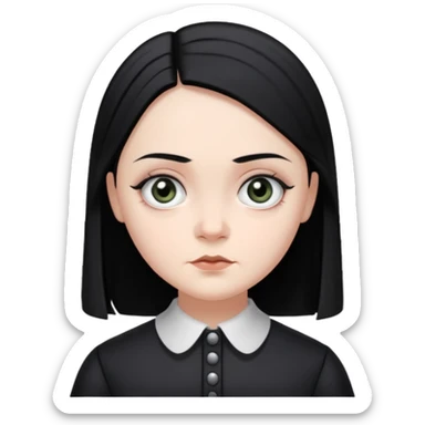 Wednesday addams sticker
