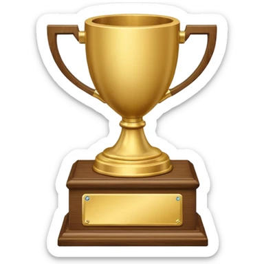 i want a participation trophy that is a completely plain and pretty small trophy that says Participation Trophy on the gold plate on the wooden base sticker