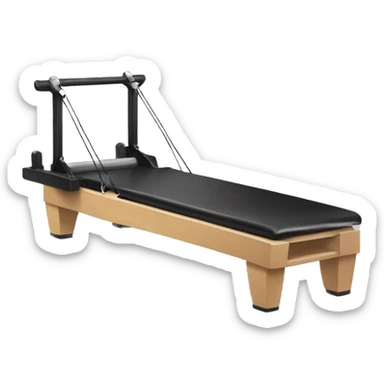 Pilates reformer machine sticker