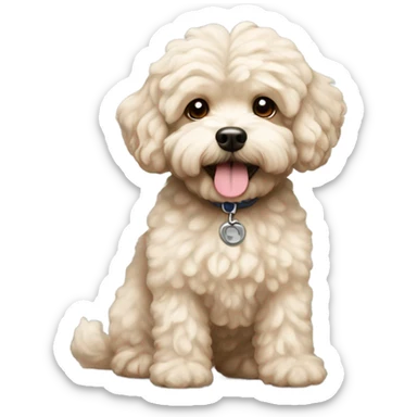 Maltipoo Beige sticker