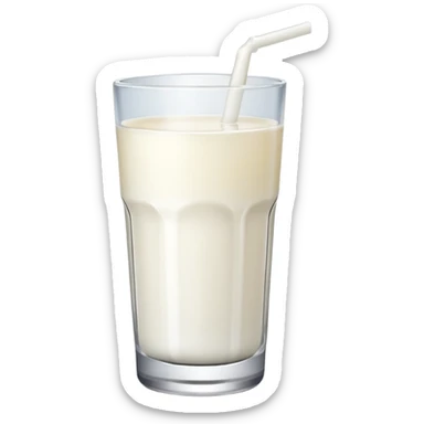 milk glass with shadow sticker