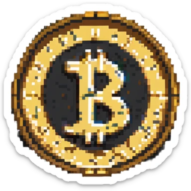 gold coin with dollar sign sticker