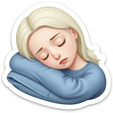 person crashing out sticker