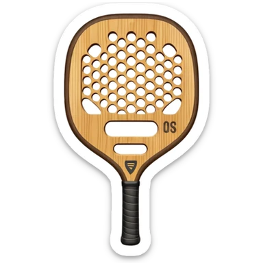 Pickleball racquet sticker