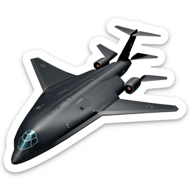 Military Bomber - B-2 Spirit - Northrop Grumman (Model Year: 2021) (Iconic colour: Stealth black) sticker