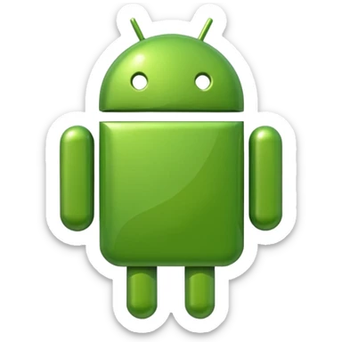 android green symbol  sticker