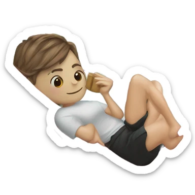 Hamac with Rubius girl relaxing sticker