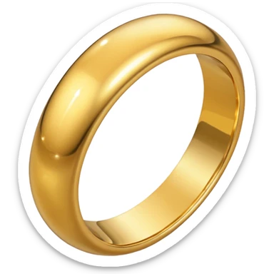 LoTR gold ring sticker
