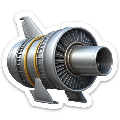 generate a very realistic jet engine for a Shahed drone sticker