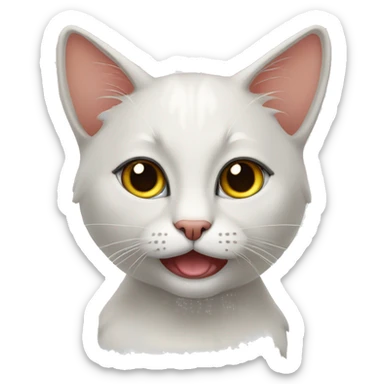 kanatlı kedi sticker
