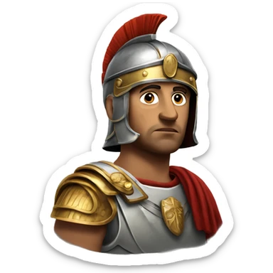 Roman Legionnaire Portrait sticker