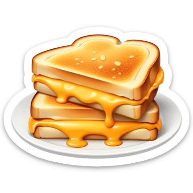 grilled cheese sandwich sticker