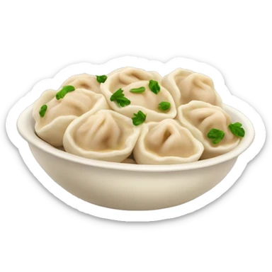 Pelmeni food sticker