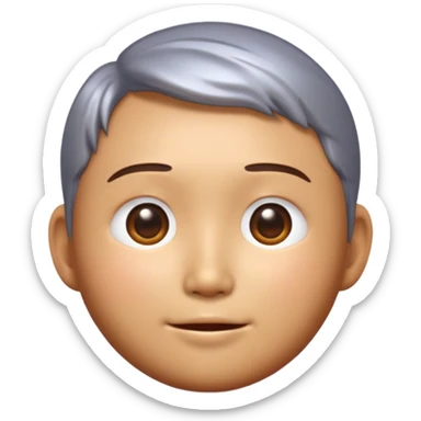 A highly detailed 3D emoji of [kang sae-byeok] face, ultra-realistic, pixar style,Metallic reflections, soft lighting, white background --v 6 --ar 1:1 --q 2  sticker