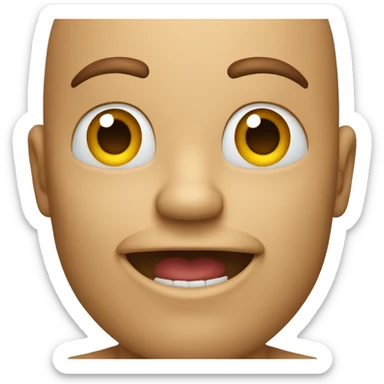 Head Shaking Vertically on Samsung One UI 6.1 sticker