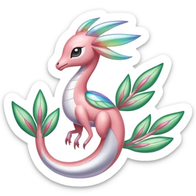 Meloetta-Palkia-Tropius-Milotic-Cresselia-fusion sticker