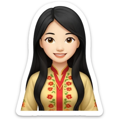 vietnamese woman sticker