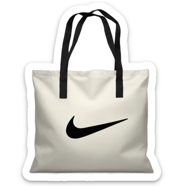 nike swoosh totebag sticker
