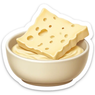 Dried curd, often eaten as a snack or with tea. sticker