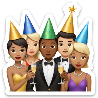 A partir de celle image cree une version pareil mais joyeux  sticker