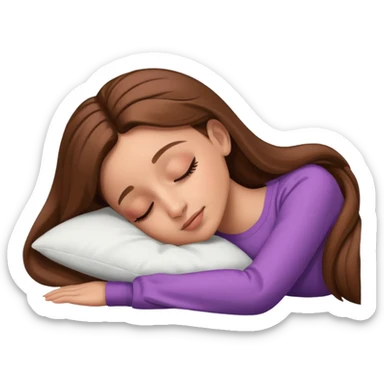 Ariana grade sleeping sticker