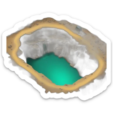 mineria open pit sticker