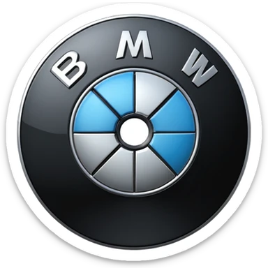 bmw logo sticker