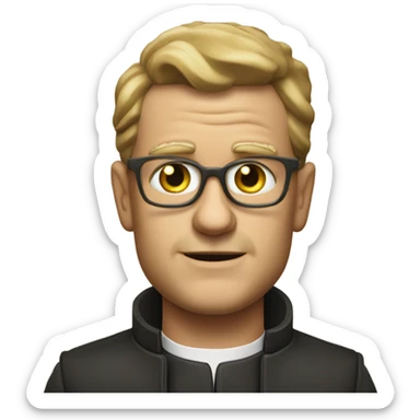 flapius lionel burgermeister sticker