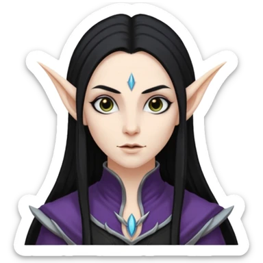 dark elf sticker