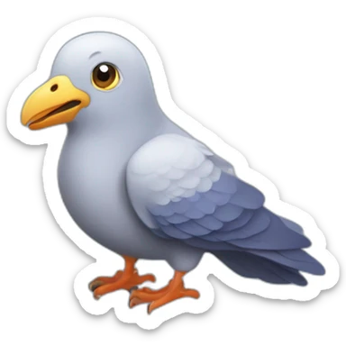 Carrier pigeon with navi sticker