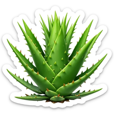 aloe vera sticker