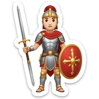 Famoso general cartagines de alto rango de la época púnica, estratega militar muy importante, foto del cuerpo entero sticker