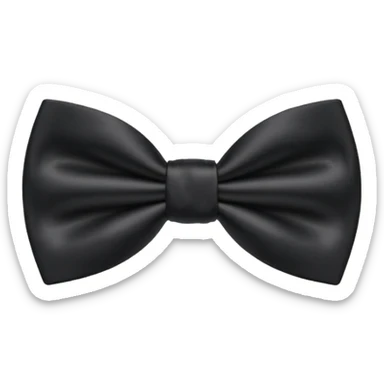 black bow tie  sticker