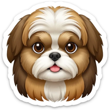 Shih tzu dog sticker