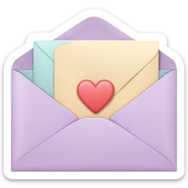 Enveloppe mignonne sticker