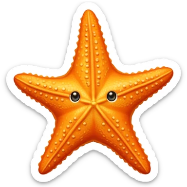 Starfish without the face  sticker