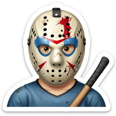 Jason voorhees  sticker